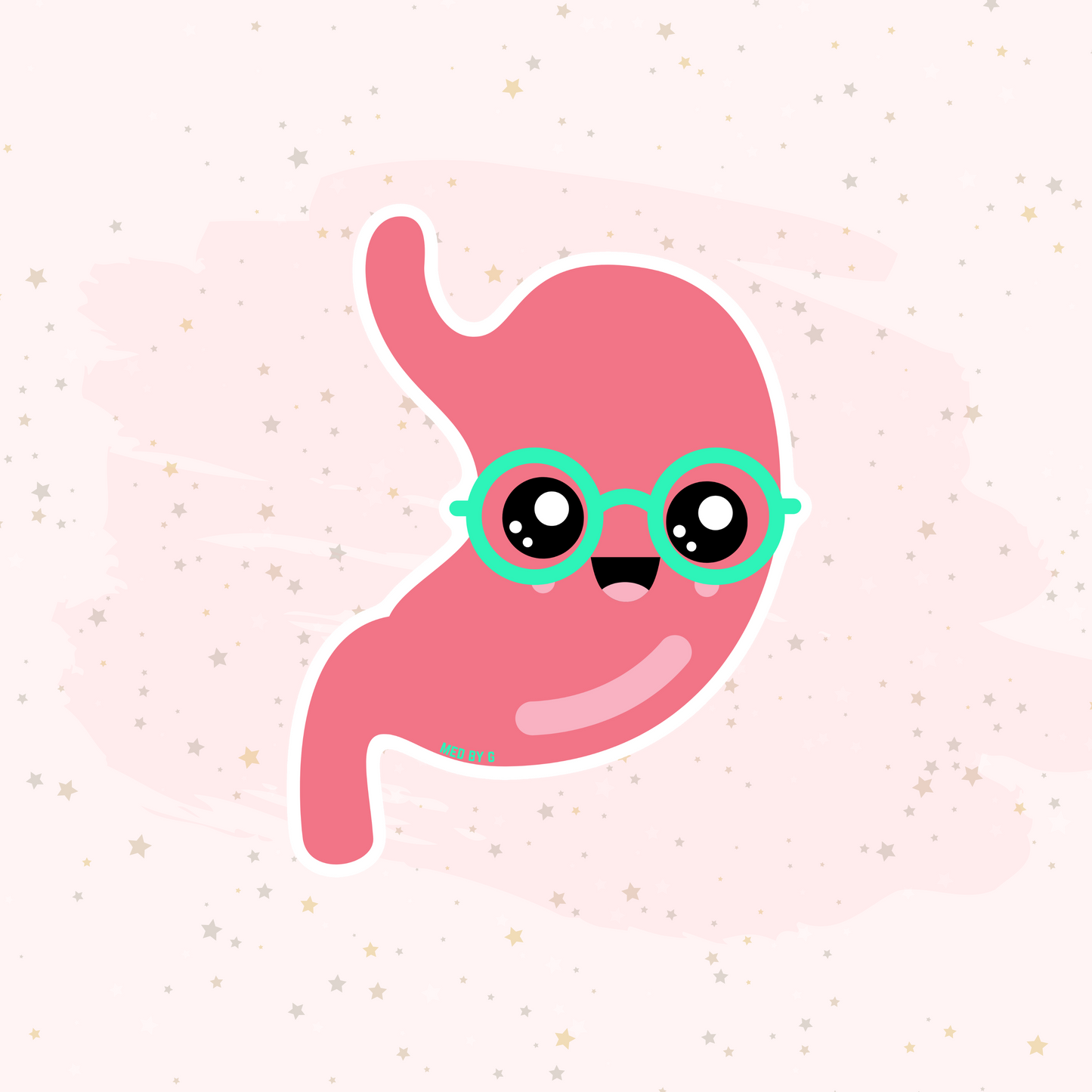 Happy Stomach (Sticker)
