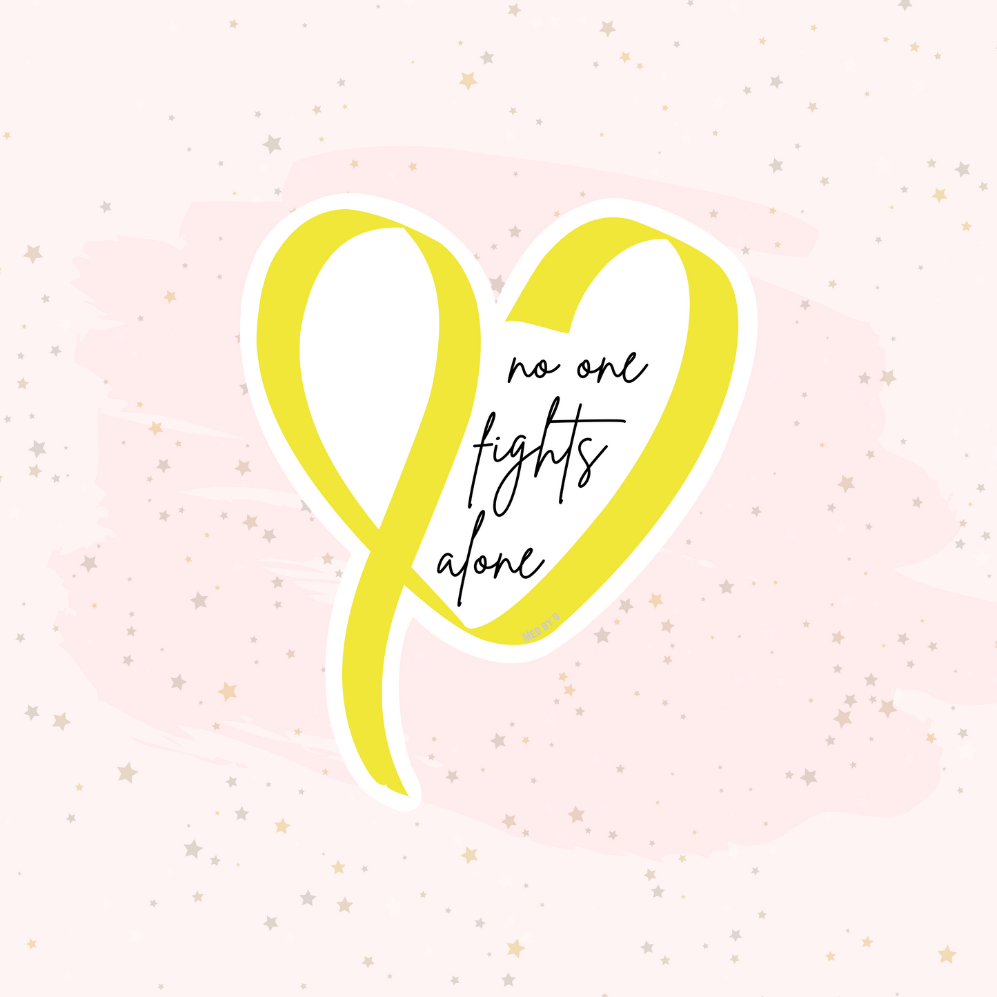 No One Fights Alone (Sticker)