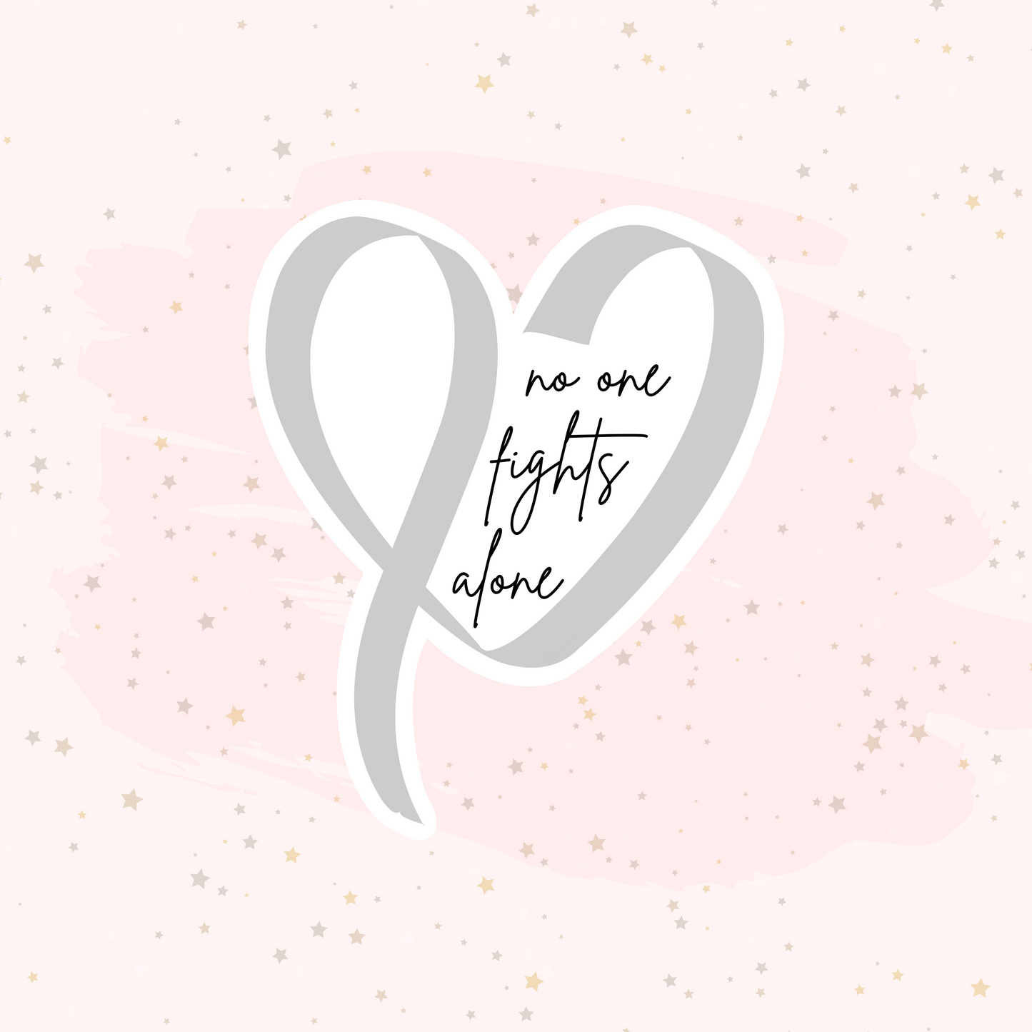 No One Fights Alone (Sticker)