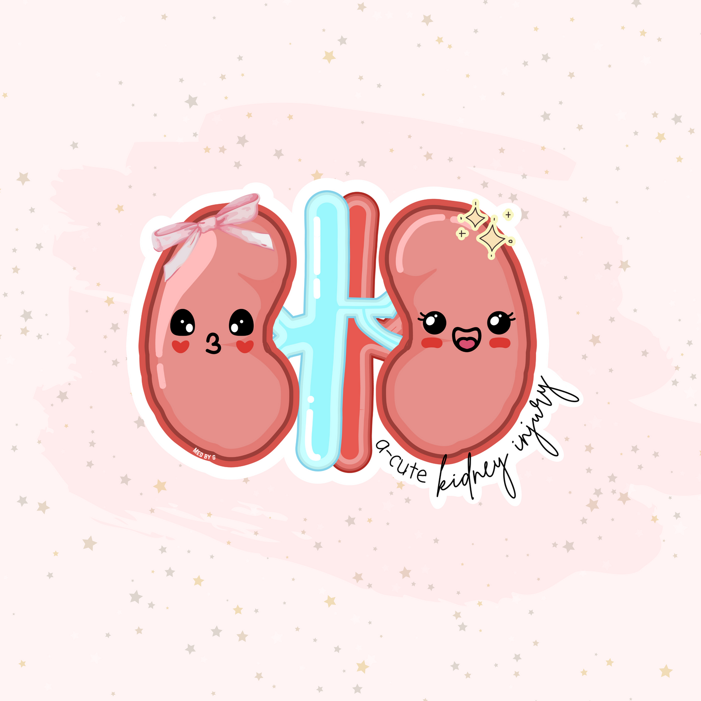 A-Cute Kidney Injury (Sticker)