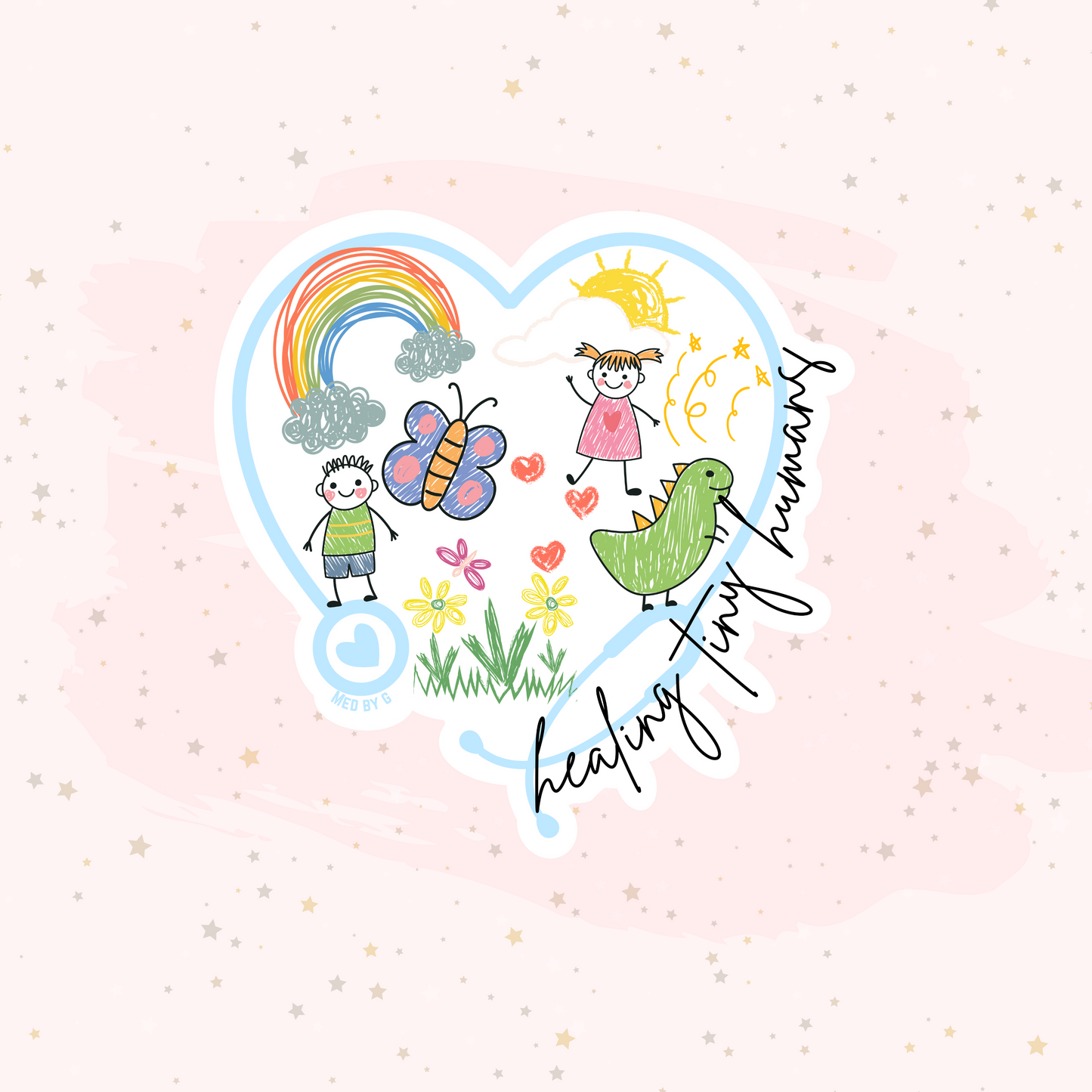 Healing Tiny Humans (Sticker)