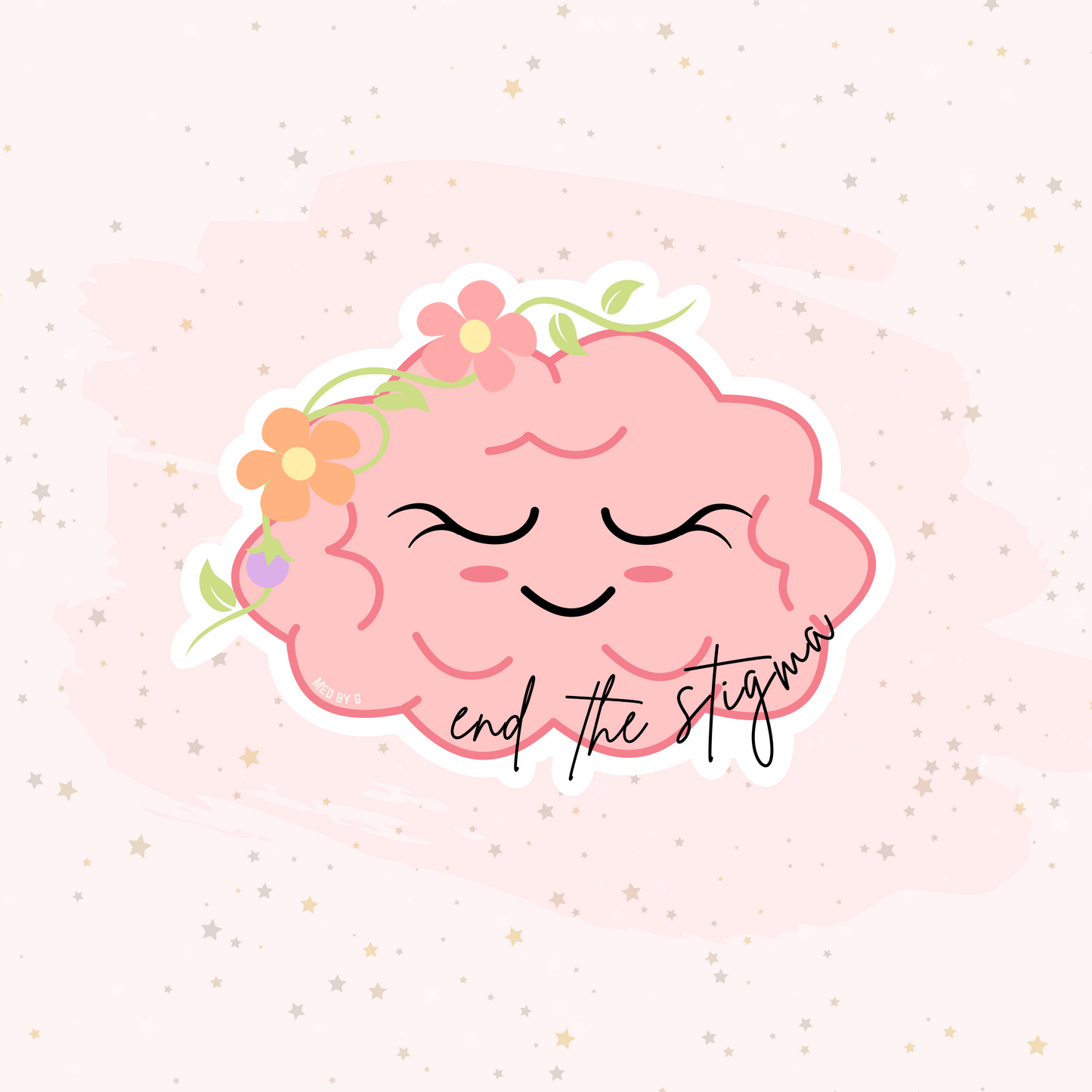 End The Stigma (Sticker)