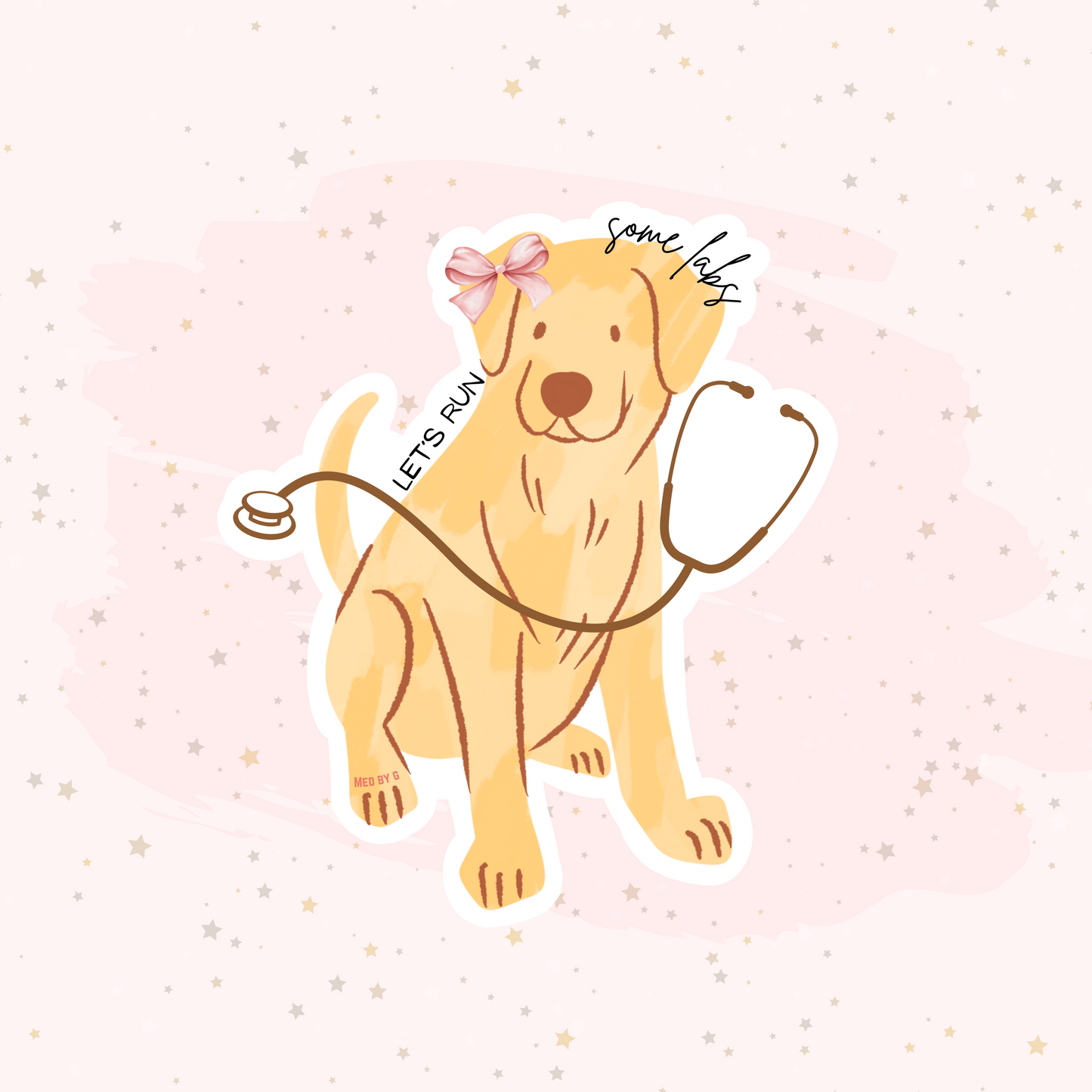 Let's Run Some Labs (Sticker)