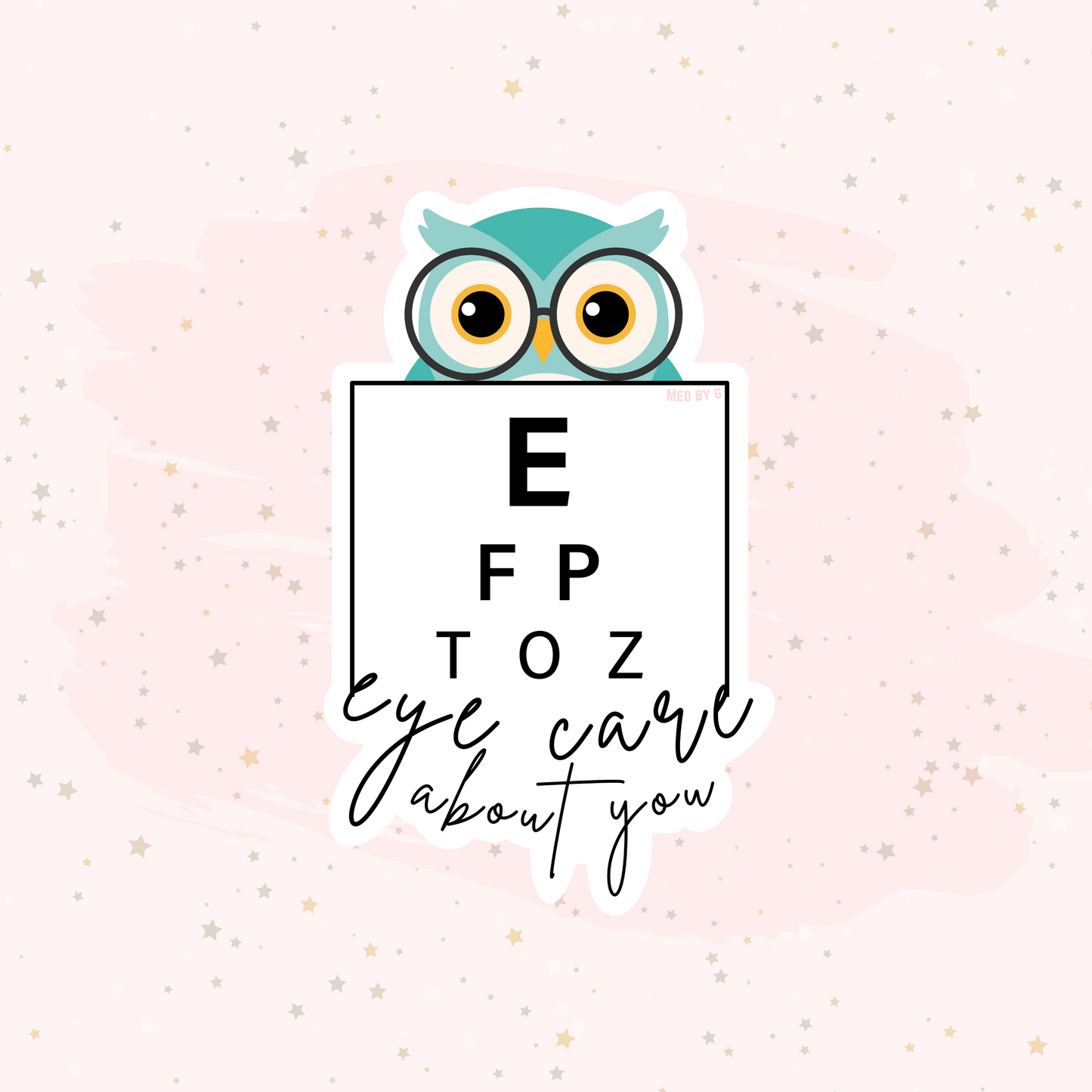 Eye Care About You (Sticker)