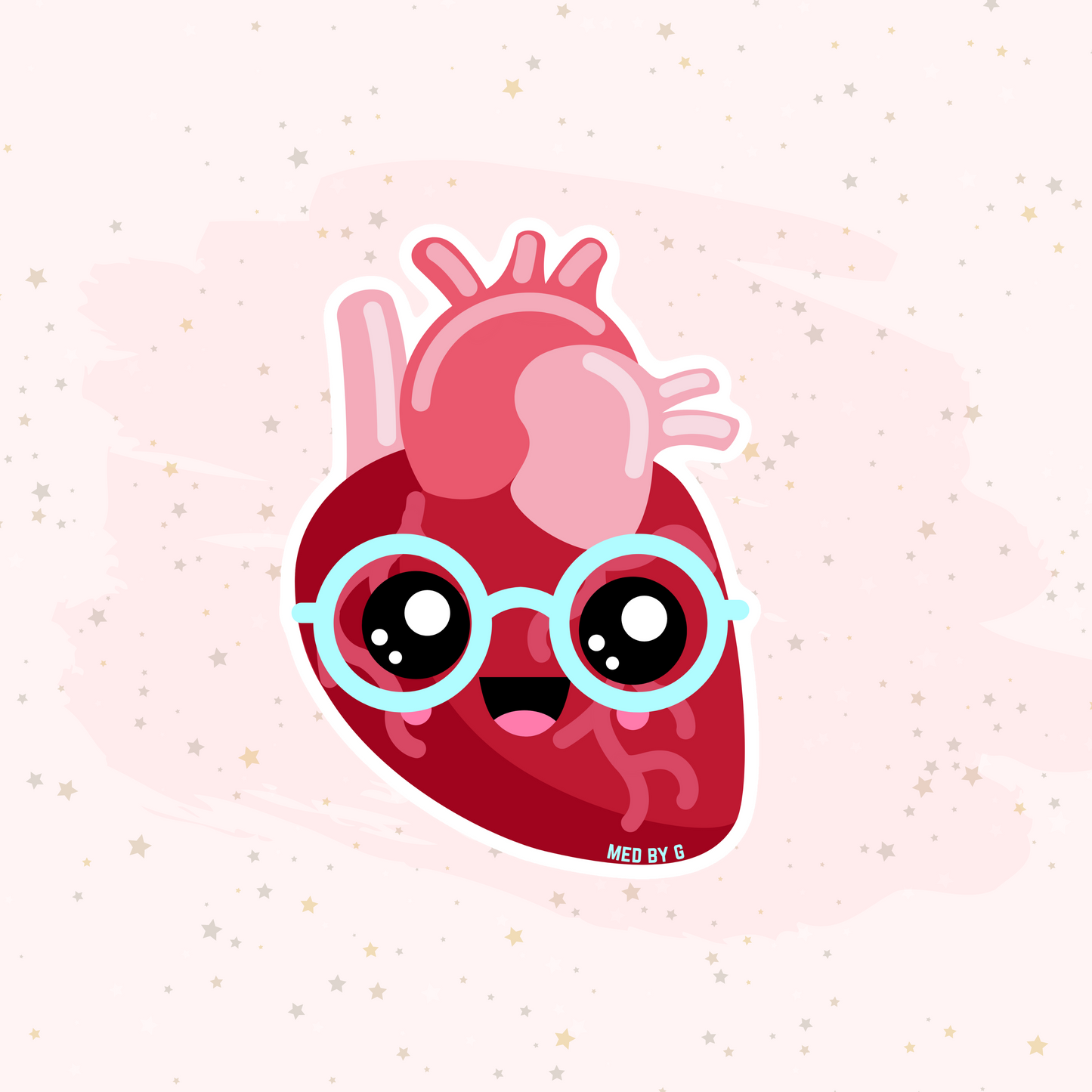 Happy Heart (Sticker)