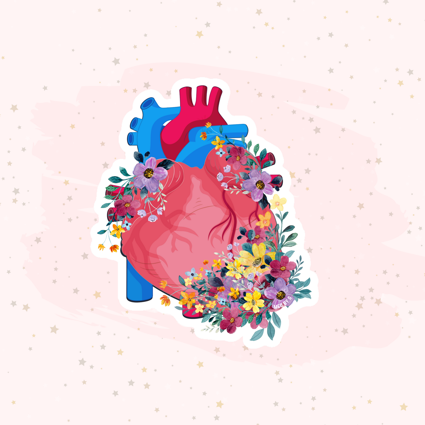 Floral Heart (Sticker)