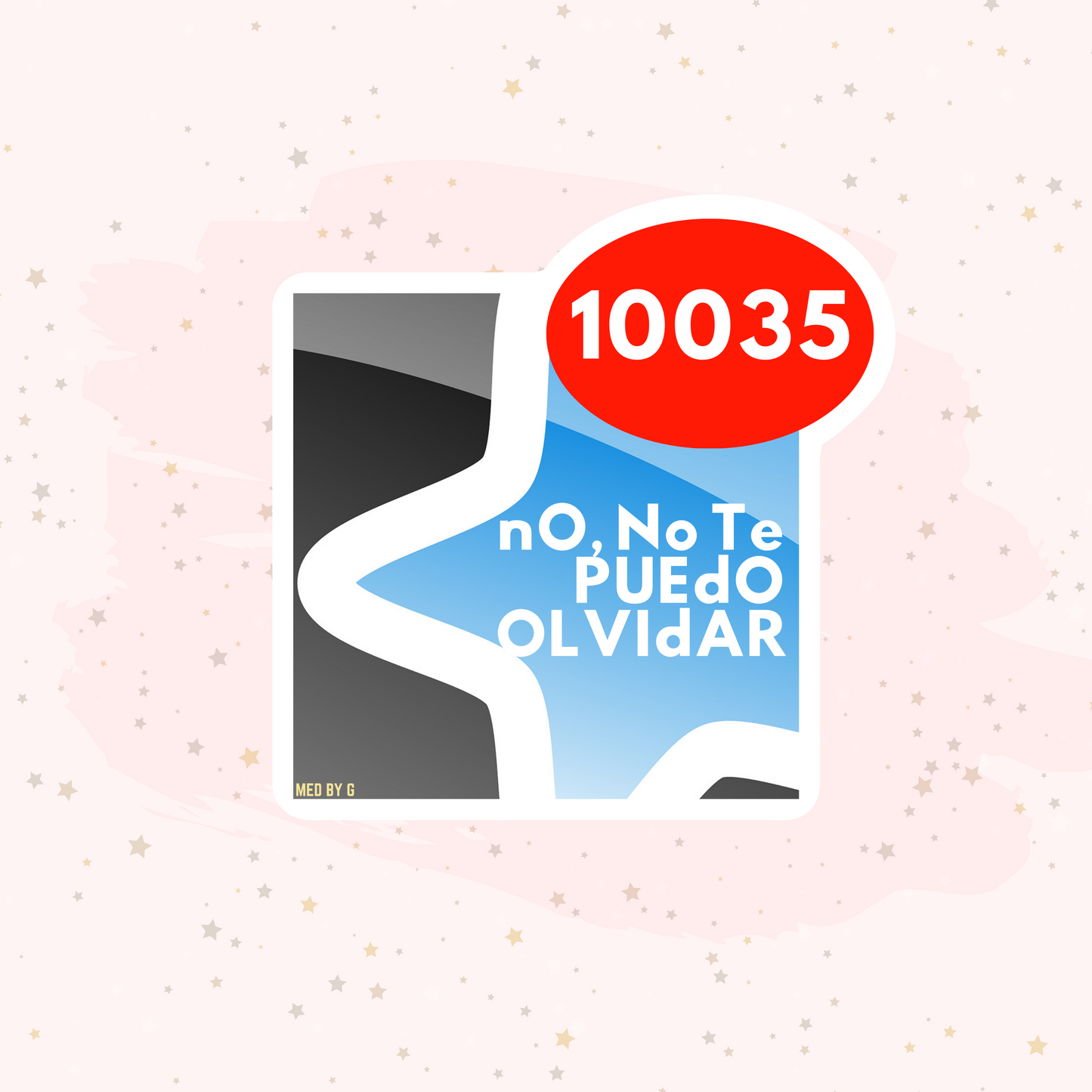 Anki: No, No Te Puedo Olvidar (Sticker)