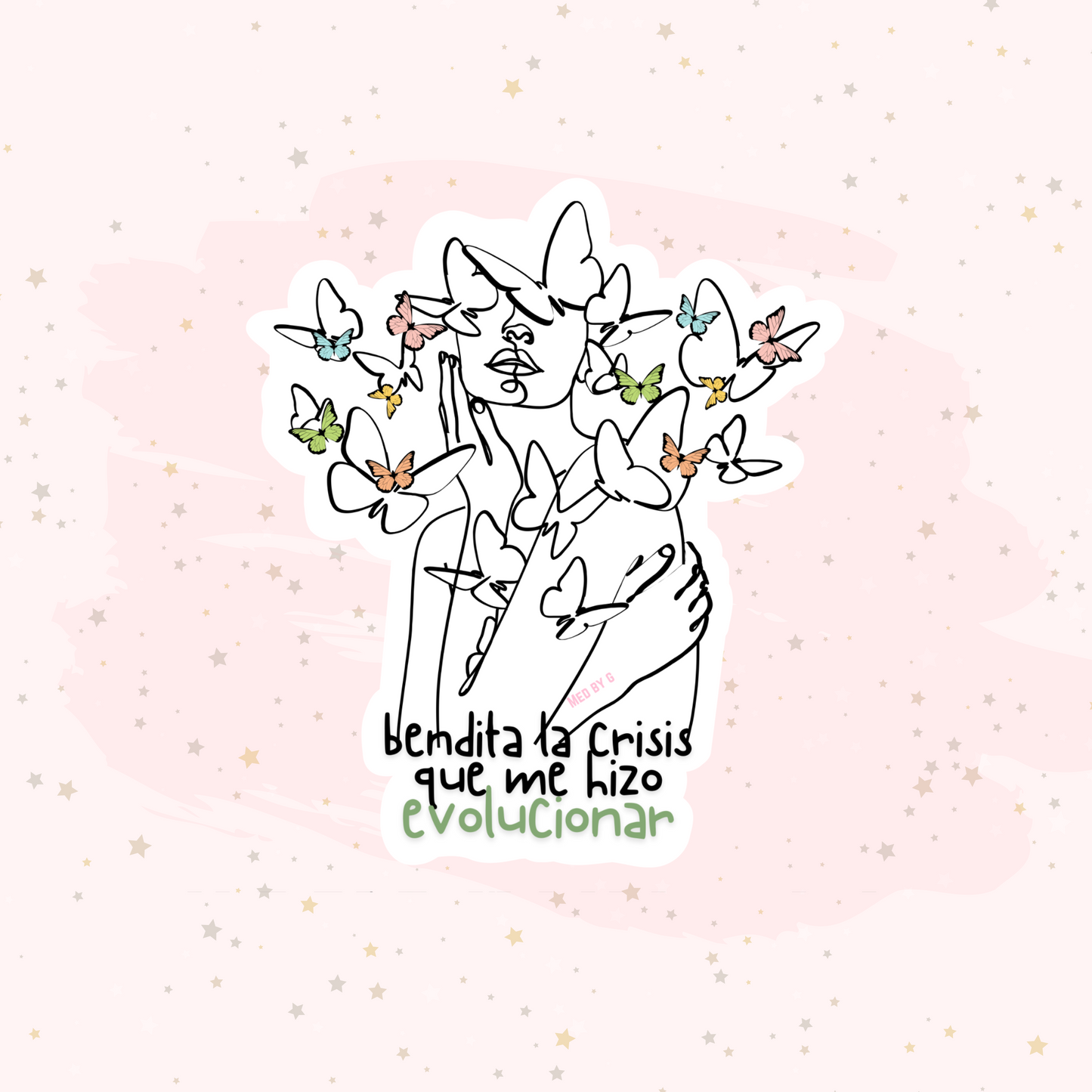 Bendita La Crisis (Sticker)