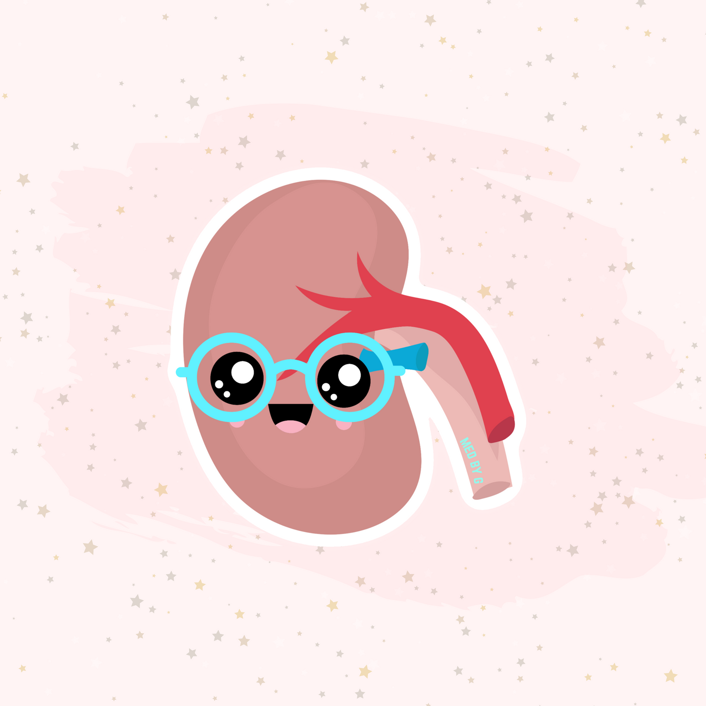 Happy Kidney (Sticker)