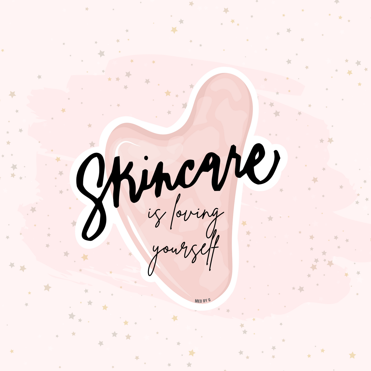 Skincare is Loving Yourself (Sticker)