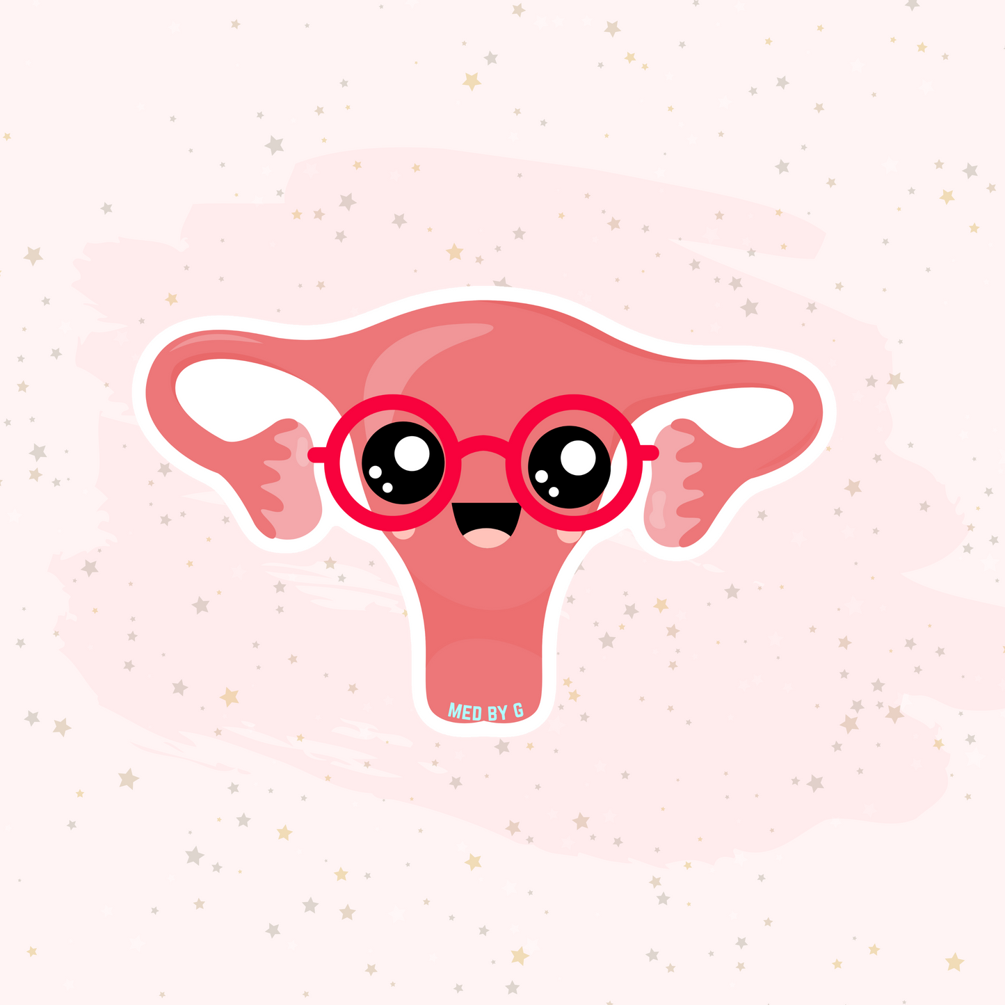 Happy Uterus (Sticker)